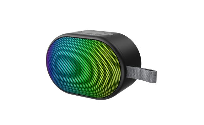 Anker soundcore Pyro Mini Portable and Compact 6W Bluetooth Speaker with Loud and Strong bass, 10 Hrs Playtime, 57mm Driver, Bluetooth 5.3 Connectivity- Black